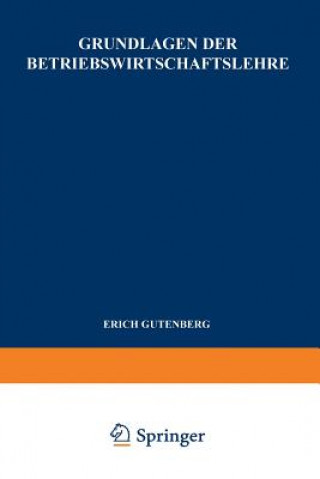 Könyv Grundlagen Der Betriebswirtschaftslehre Werner Arber