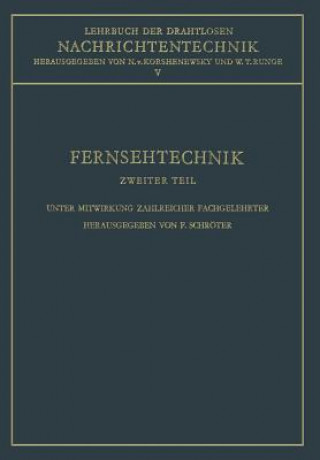 Kniha Fernsehtechnik F. Schröter