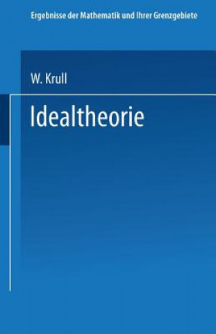 Book Idealtheorie Wolfgang Krull