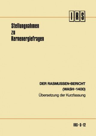 Könyv Der Rasmussen-Bericht (Wash-1400) Norman C. Rasmussen