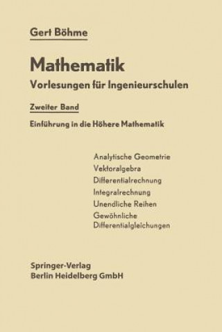 Book Einf hrung in Die H here Mathematik Gert Böhme