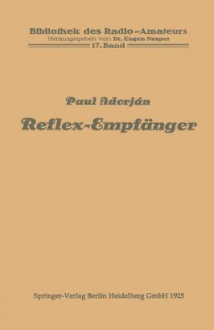 Kniha Reflex-Empfanger Paul Adorján