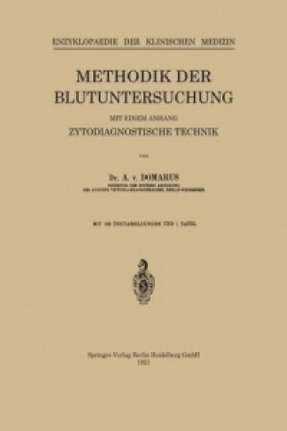 Könyv Methodik der Blutuntersuchung A. von Donarus