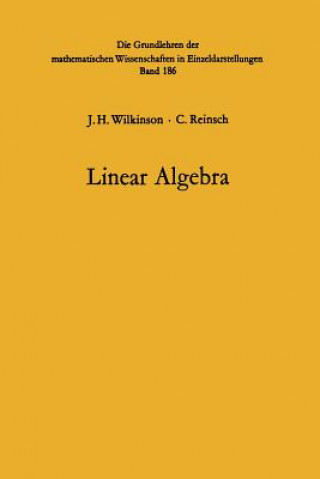 Kniha Linear Algebra John HENRY WILKINSON