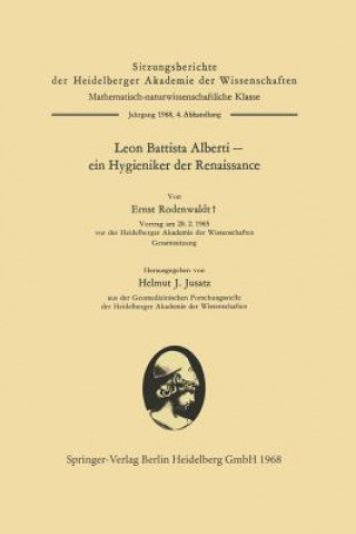 Книга Leon Battista Alberti -- Ein Hygieniker Der Renaissance Ernst Rodenwaldt