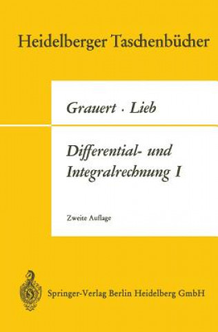 Carte Differential- und Integralrechnung I, 1 Hans Grauert
