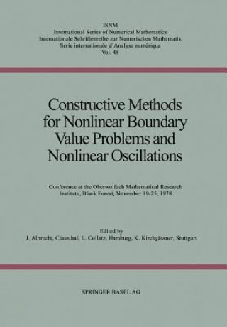 Kniha Constructive Methods for Nonlinear Boundary Value Problems and Nonlinear Oscillations LBRECHT