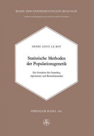 Livre Statistische Methoden Der Populationsgenetik H. LeRoy