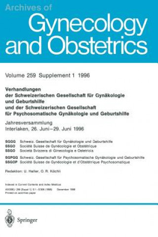 Buch Verhandlungen Der Schweizerischen Gesellschaft Fur Gynakologie Und Geburtshilfe Und Der Schweizerischen Gesellschaft Fur Psychosomatische Gynakologie U. Haller