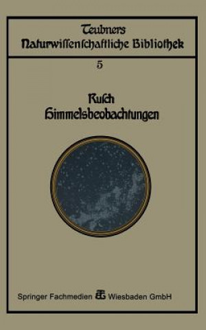 Kniha Himmelsbeobachtung Mit Blossem Auge Franz Rusch