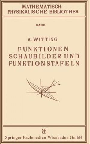 Kniha Funktionen, Schaubilder Und Funktionstafeln A. Witting