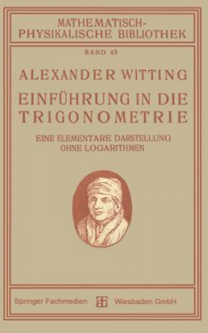 Livre Einfuhrung in Die Trigonometrie Alexander Witting