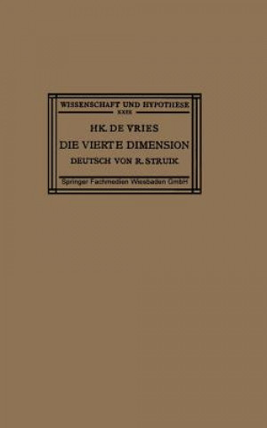 Книга Die Vierte Dimension Hk. De Vries