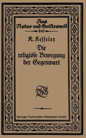 Carte Die Religioese Bewegung Der Gegenwart Kurt Kesseler