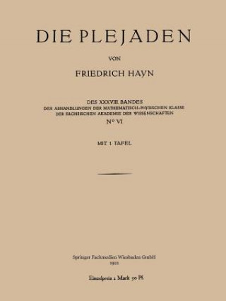 Knjiga Die Plejaden Friedrich Hayn