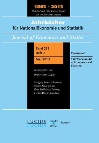 Carte 150 Years Journal of Economics and Statistics Wolfgang Franz
