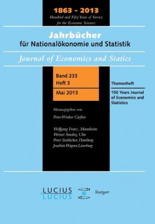 Βιβλίο 150 Years Journal of Economics and Statistics Wolfgang Franz