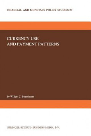 Kniha Currency Use and Payment Patterns W.C. Boeschoten