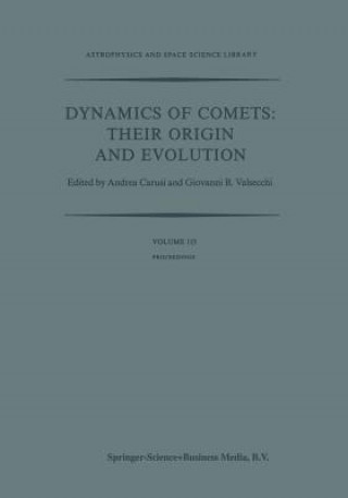 Könyv Dynamics of Comets: Their Origin and Evolution A. Carusi
