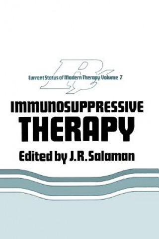 Książka Immunosuppressive Therapy J.R. Salaman