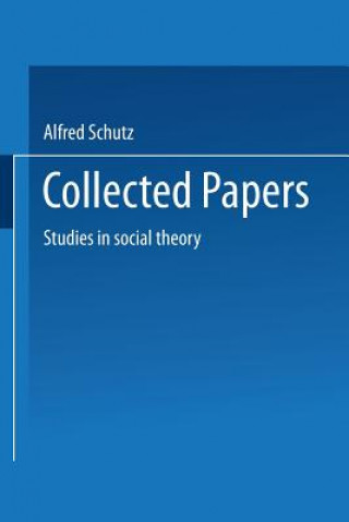 Knjiga Collected Papers Alfred Schutz