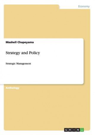 Kniha Strategy and Policy Mashell Chapeyama