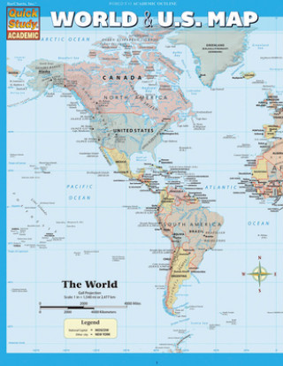 Könyv World & U.S. Map BarCharts Inc