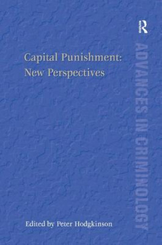 Kniha Capital Punishment: New Perspectives Peter Hodgkinson