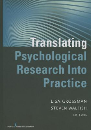 Buch Translating Psychological Research Into Practice Lisa Grossman