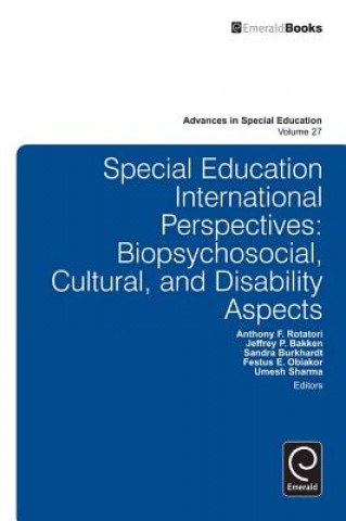 Könyv Special Education International Perspectives Anthony F Rotatori
