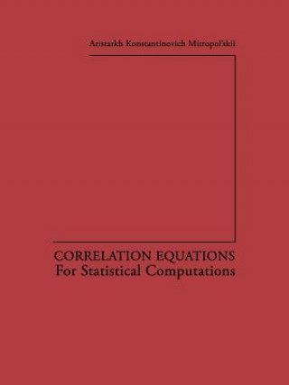 Libro Correlation Equations Aristarkh K. Mitropol skii