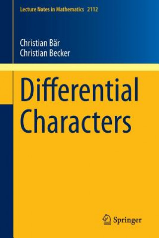 Kniha Differential Characters Christian Baer