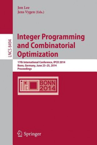 Könyv Integer Programming and Combinatorial Optimization Jon Lee