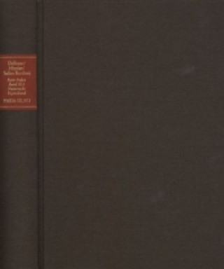Carte Forschungen und Materialien zur deutschen Aufklärung / Abteilung III: Indices. Kant-Index. Section 2: Indices zum Kantschen Ethikcorpus. Band 30.3: St Norbert Hinske