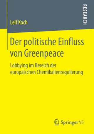 Książka Der Politische Einfluss Von Greenpeace Leif Koch