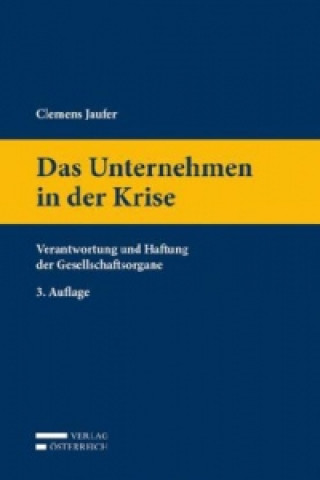 Книга Das Unternehmen in der Krise Clemens Jaufer