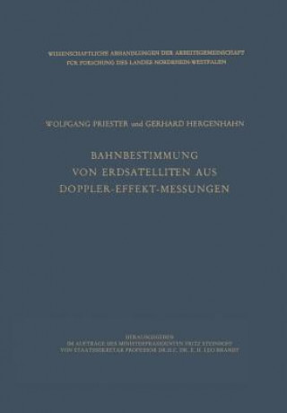 Carte Bahnbestimmung Von Erdsatelliten Aus Doppler-Effekt-Messungen Wolfgang Priester
