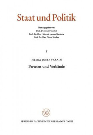 Könyv Parteien Und Verbande Heinz Josef Varain