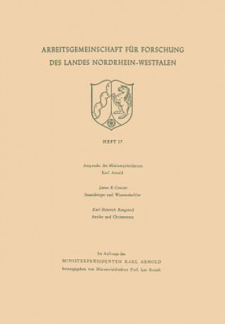 Carte Ansprache Des Ministerprasidenten. Staatsburger Und Wissenschaftler. Antike Und Christentum Karl Heinrich Conant