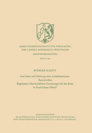 Kniha Aus Leben Und Dichtung Eines Westafrikanischen Bauernvolkes Rüdiger Schott