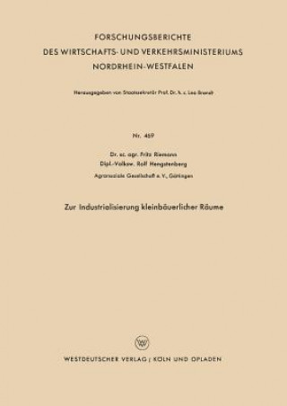 Kniha Zur Industrialisierung Kleinb uerlicher R ume Fritz Riemann