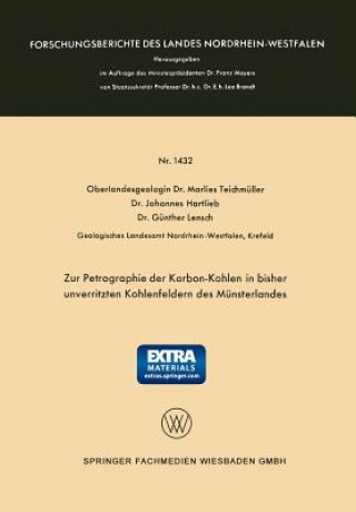 Knjiga Zur Petrographie Der Karbon-Kohlen in Bisher Unverritzten Kohlenfeldern Des Munsterlandes Marlies Teichmüller