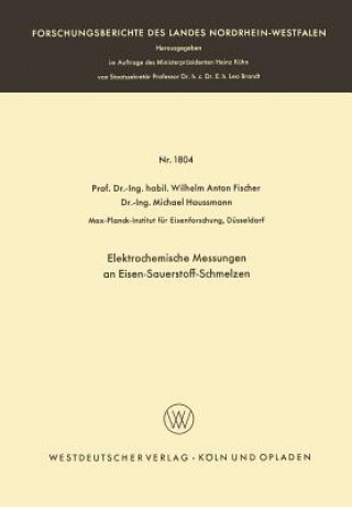 Carte Elektrochemische Messungen an Eisen-Sauerstoff-Schmelzen Wilhelm Anton Fischer