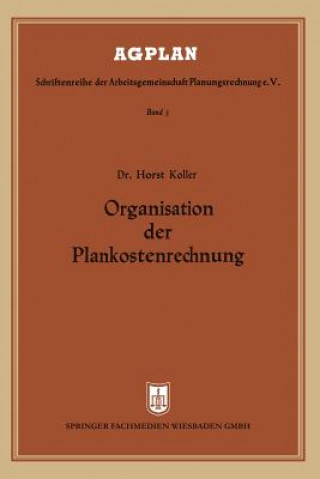 Carte Organisation Der Plankostenrechnung Horst Koller