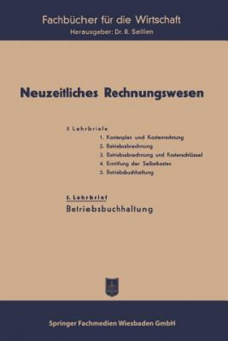 Carte Neuzeitliches Rechnungswesen Reinhold Sellien