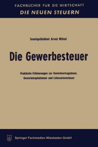 Kniha Die Gewerbesteuer Arved Wihtol