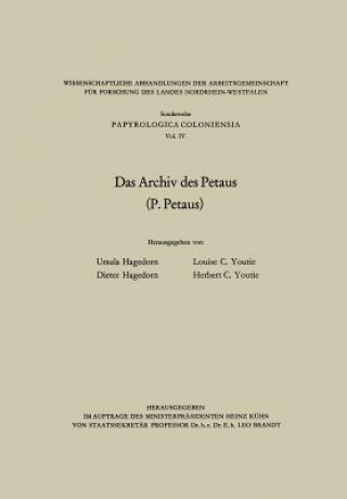 Kniha Das Archiv Des Petaus Ursula Hagedorn