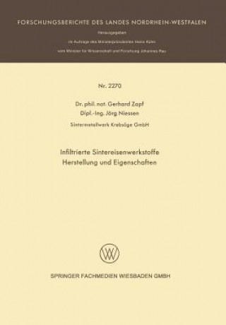 Book Infiltrierte Sintereisenwerkstoffe Gerhard Zapf