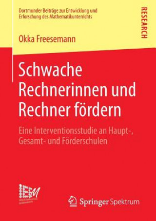 Könyv Schwache Rechnerinnen Und Rechner Foerdern Okka Freesemann