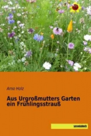 Kniha Aus Urgroßmutters Garten ein Frühlingsstrauß Arno Holz